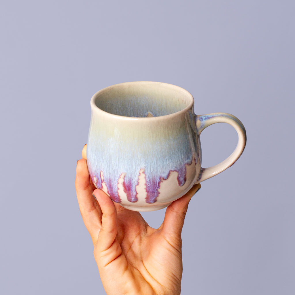 Blue and Purple Ceramic Mug