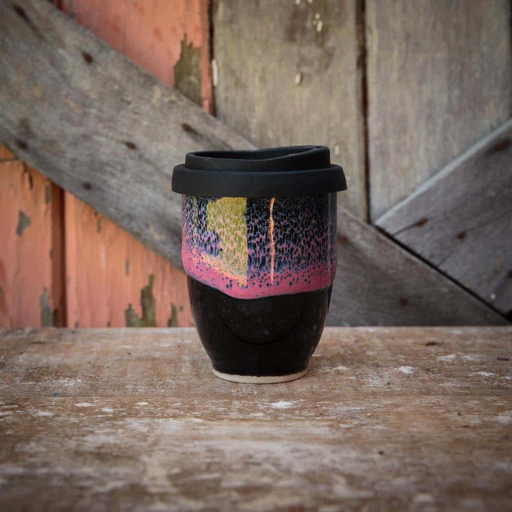 Hot Mess Ceramic Travel Cup