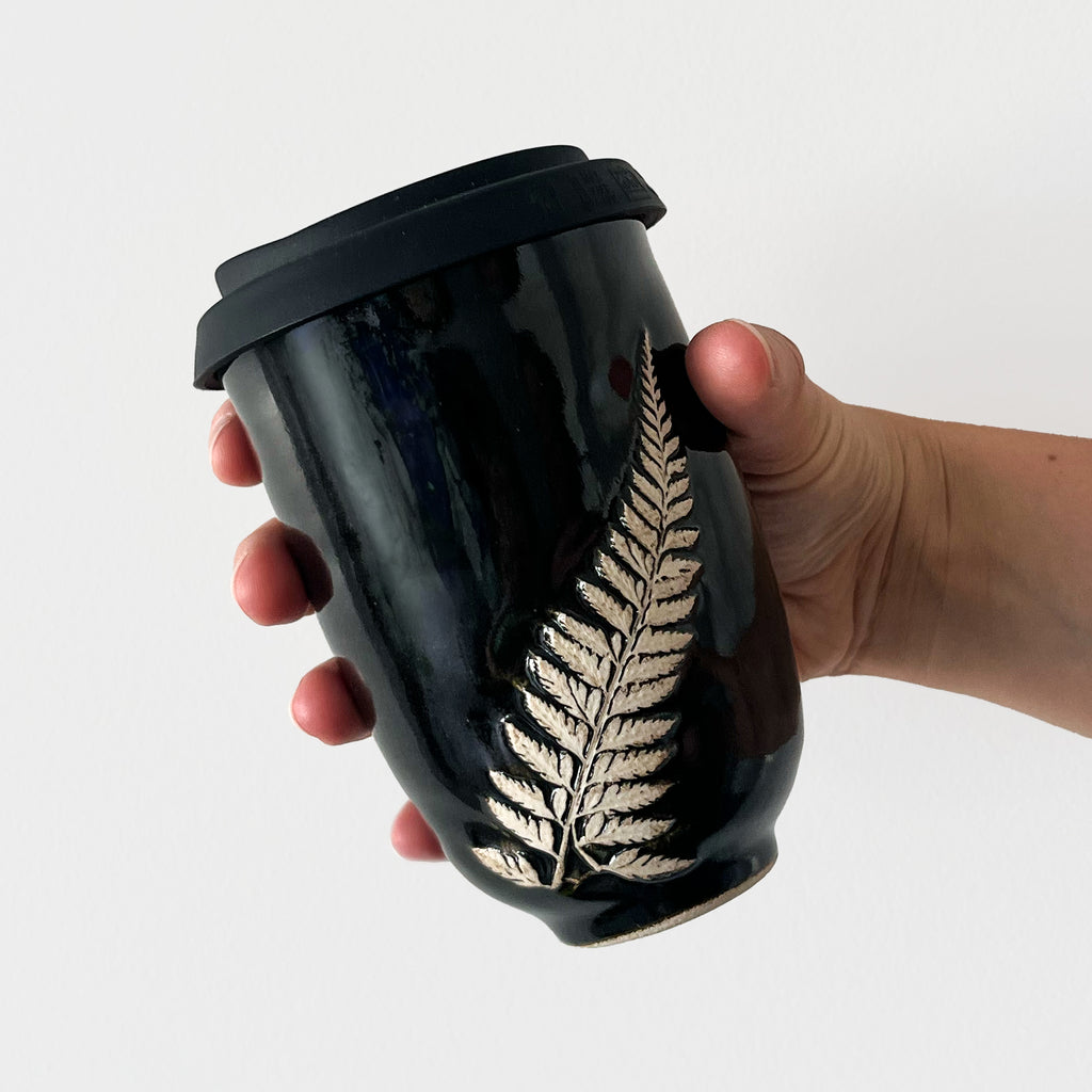 Fern Ceramic Travel Cup