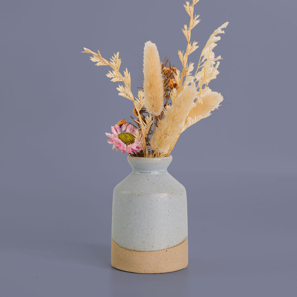 Mini Bottle Vase in Sandy Glaze