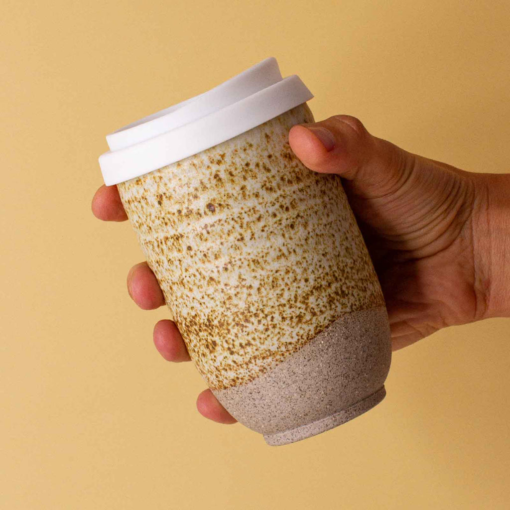 Sandy Ceramic Travel Cup