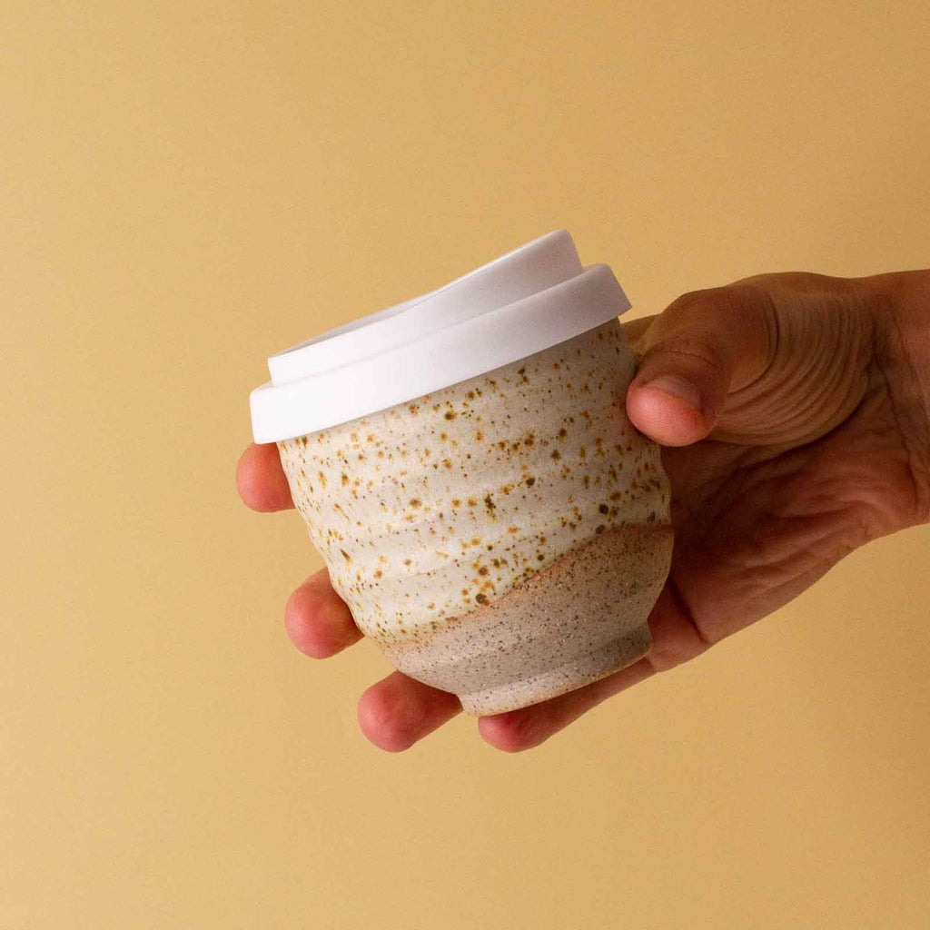 Sandy Ceramic Travel Cup