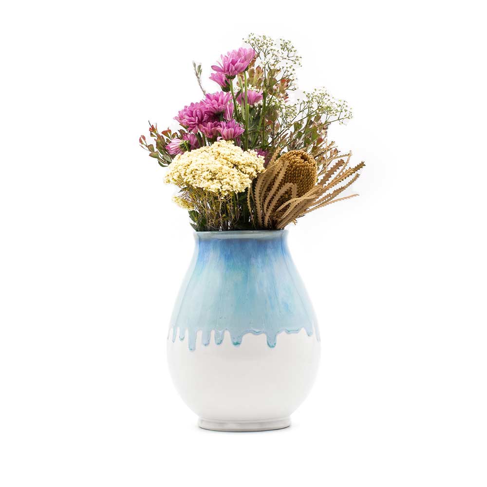 Blue and White Ceramic Vase